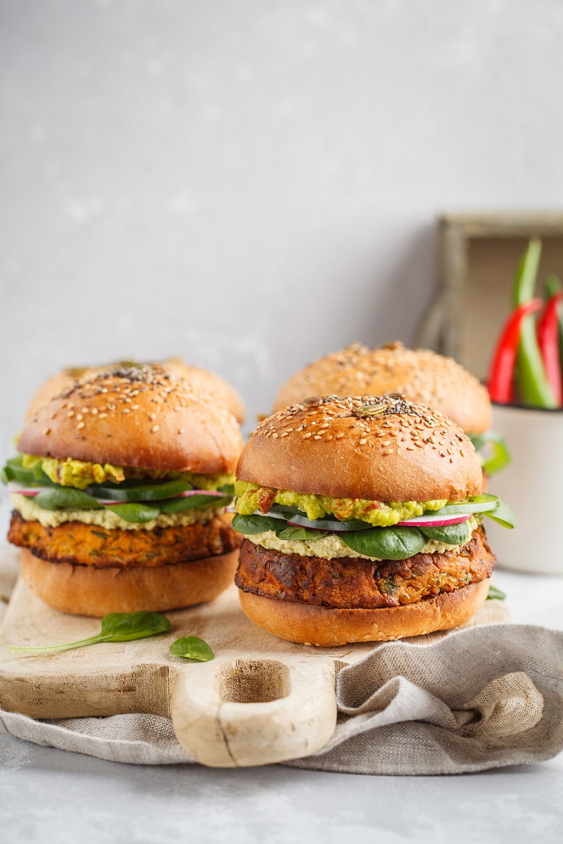 5 Homemade Veggie Burger Recipes #vegan