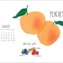 GIFT: August Desktop Calendar