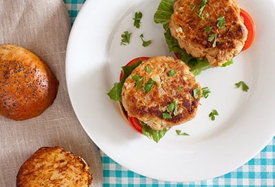 Toasted Sesame Tuna Burgers