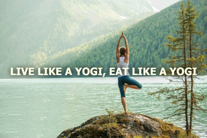 outdoor yoga yogic diet