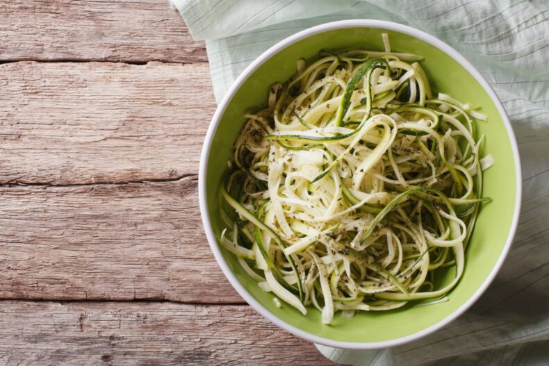 healthy vegetables zoodles