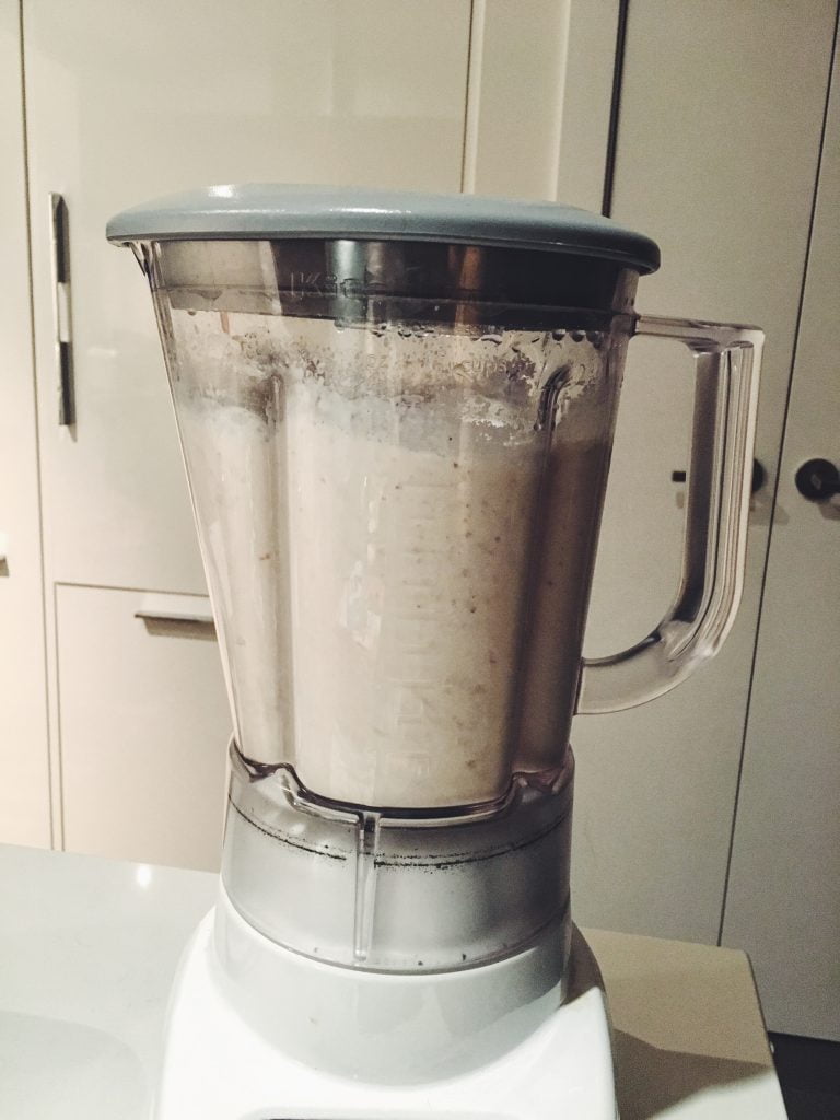 homemade almond milk