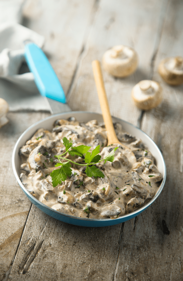 mushroom stroganoff