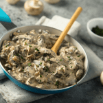 vegan mushroom stroganoff