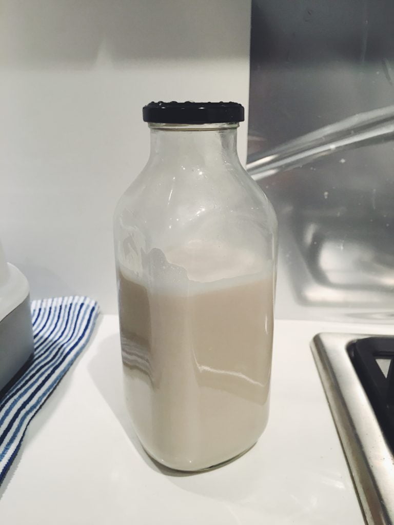 homemade walnut milk