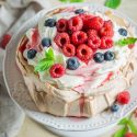 This Valentine’s Day Dig Into A Dreamy Pavlova With Cream & Berries