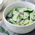 Make The Perfect Vegan Creamy Cucumber Salad