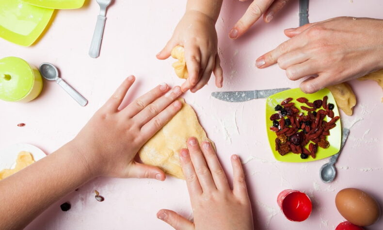 Kids Help Meal Prep