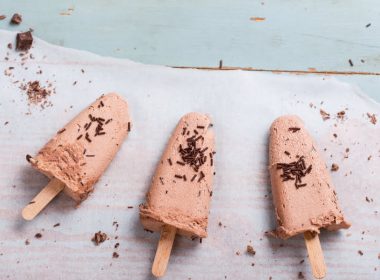 protein powder ice pops