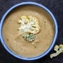 CREAMY CAULIFLOWER SOUP FROM OUR RESIDENT VEGAN