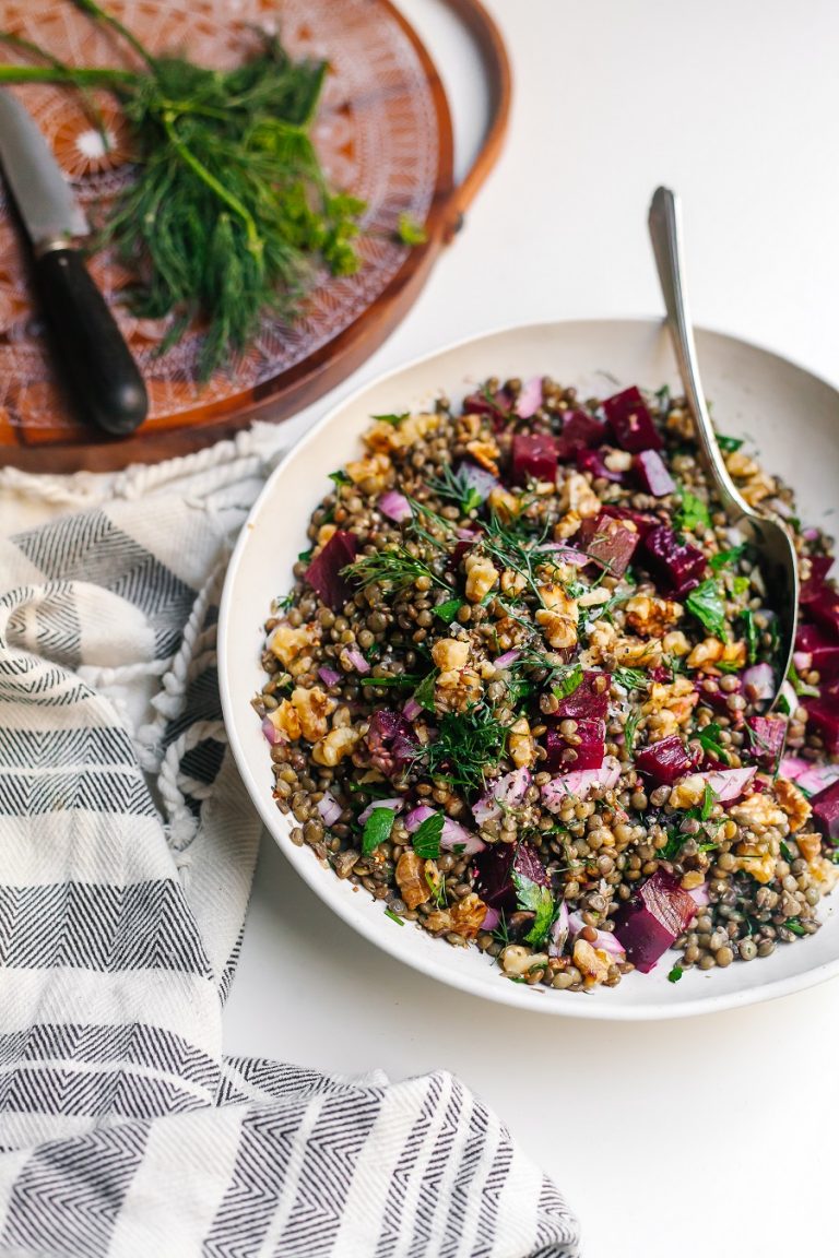 Beet and French Lentil Winter Salad Recipe - SPUD.ca