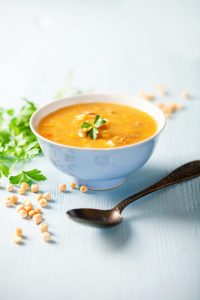 comforting vegan split pea soup