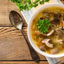VEGAN CHICKEN NOODLE SOUP TO WARM YOU UP!
