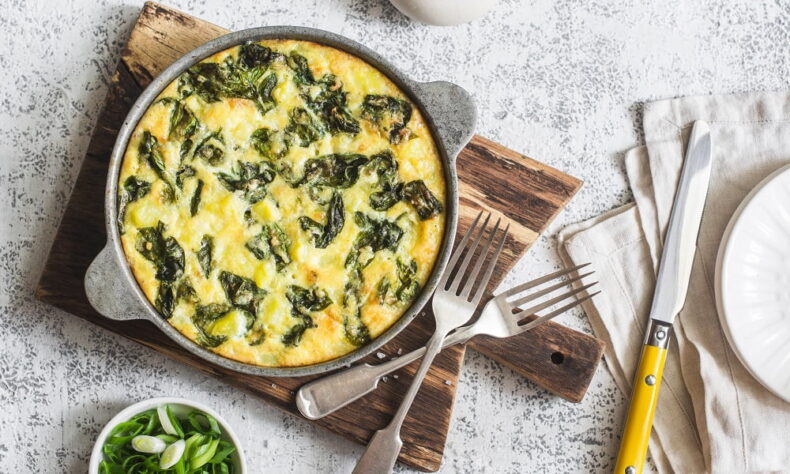 Easy Spinach Frittata