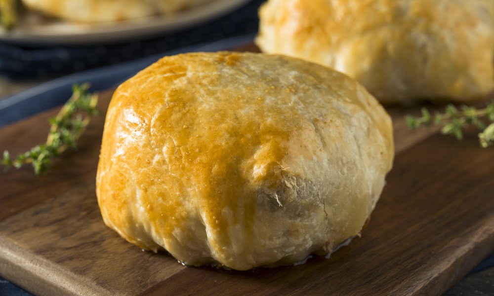 HOW TO MAKE JACKFRUIT STUFFED PORTABELLA MINI WELLINGTONS