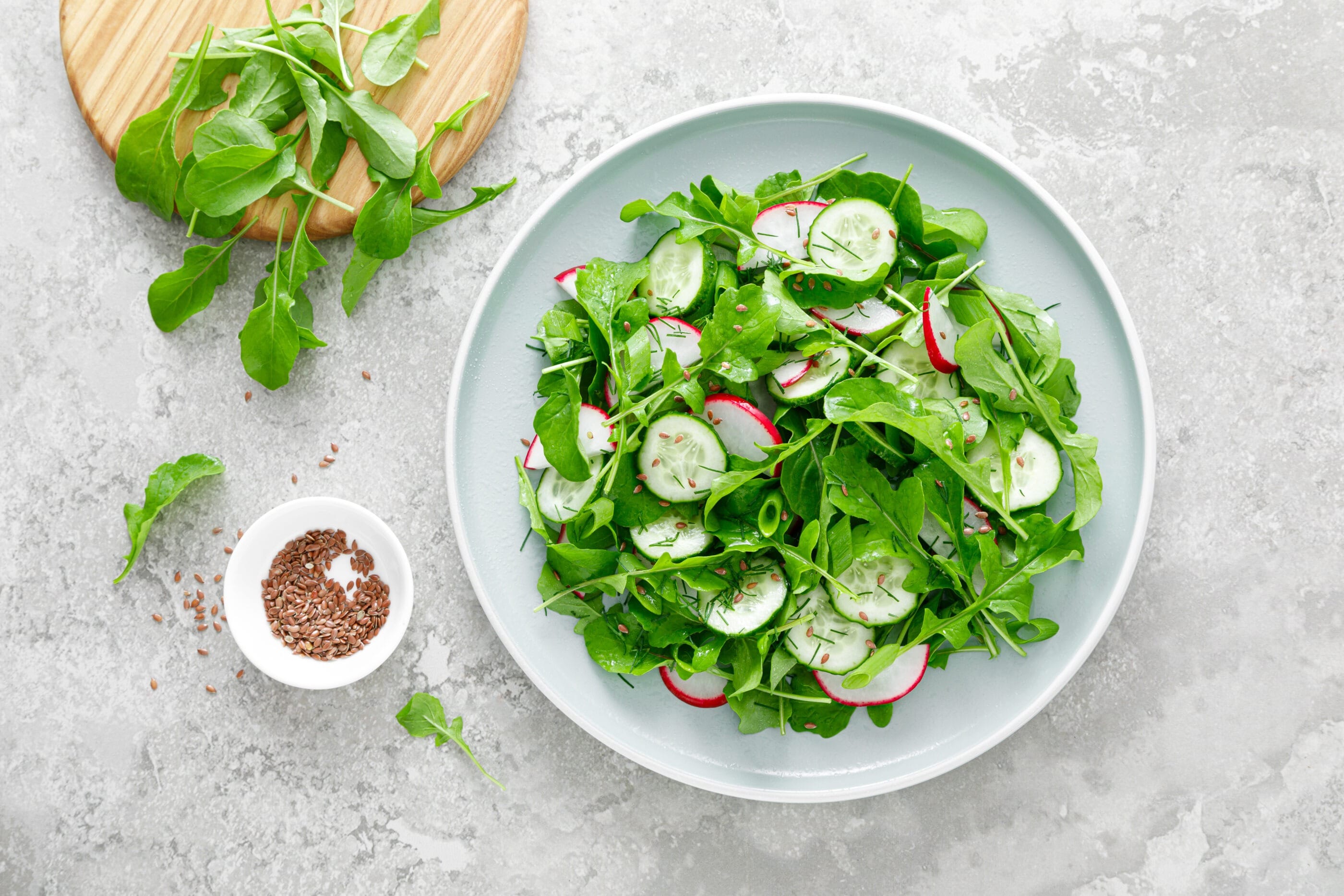 radish top salad