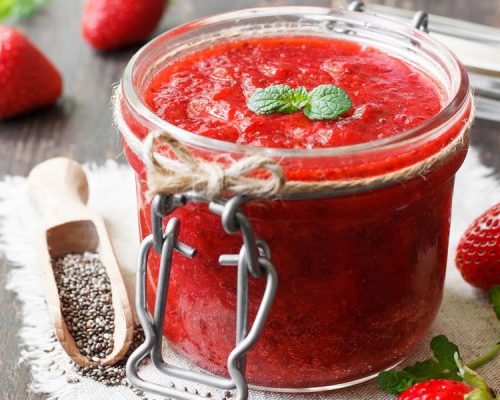 Strawberry Chia Fridge Jam Recipe