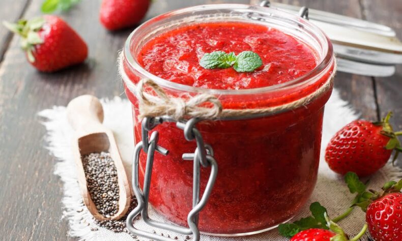 Strawberry Chia Fridge Jam Recipe