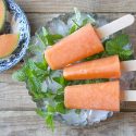 2 Ingredient Refreshing Cantaloupe Popsicle Recipe