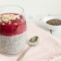 EASY STRAWBERRY RHUBARB CHIA PUDDING