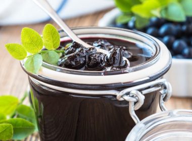 blueberry jam jar