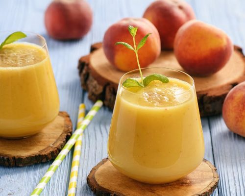 peach wine slushie