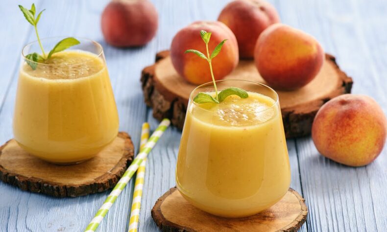 peach wine slushie