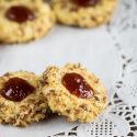 Easy Thumbprint Cookies With Homemade Cherry Jam (Vegan & GF)