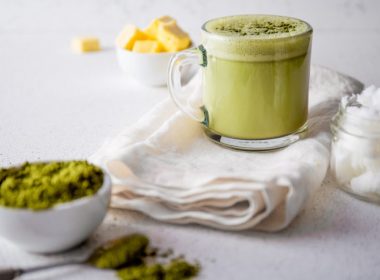 matcha bullet proof latte