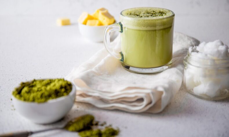 matcha bullet proof latte