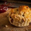 Cranberry Sauce Skillet Scones