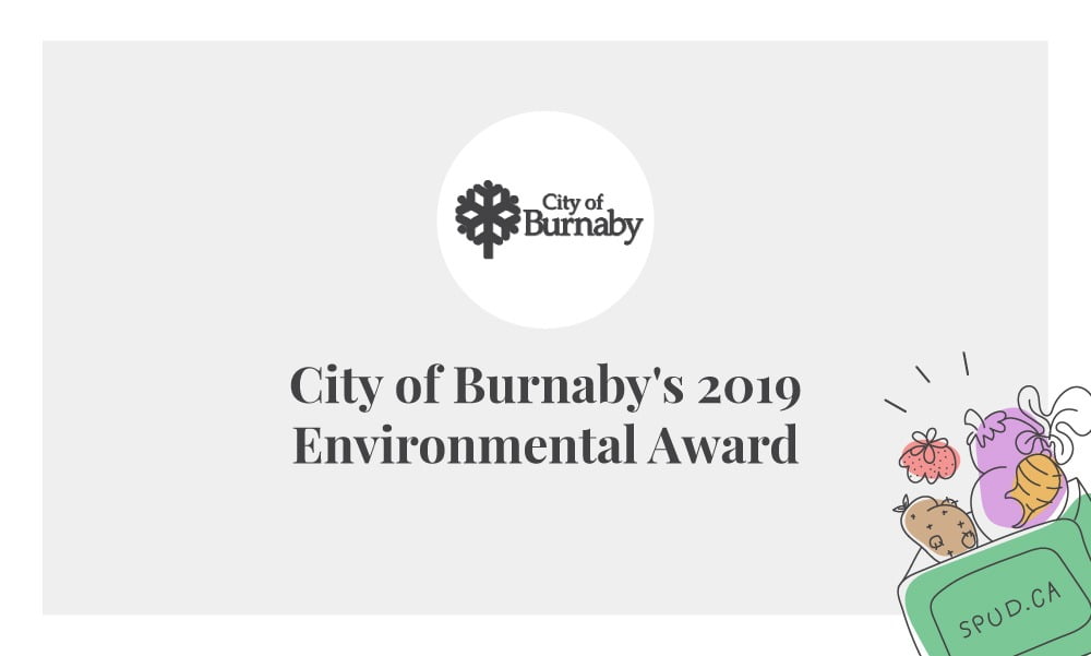 SPUD Wins City Of Burnaby Environmental Award For Business Stewardship