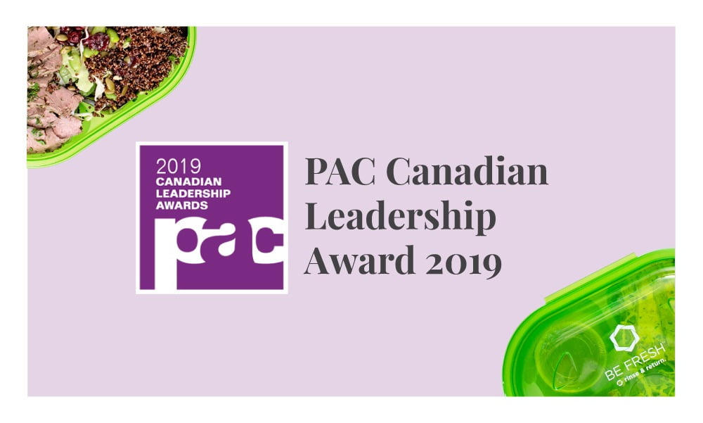 SPUD’s Rinse & Return Reusable Containers Win Silver At The PAC Canadian Leadership Awards