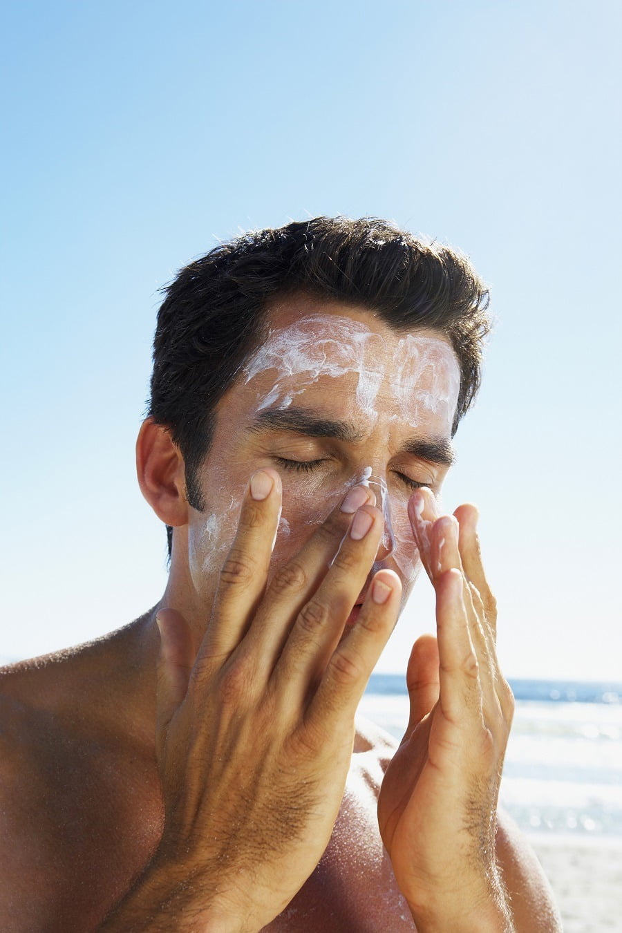 natural sunscreen beach