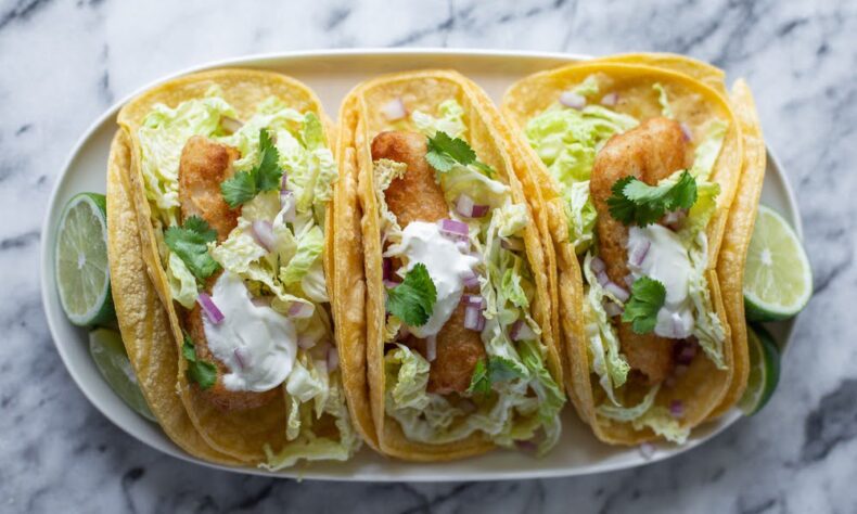 beer batter fish tacos