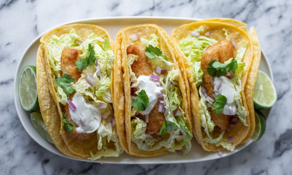 Beer Batter Fish Tacos - SPUD.ca