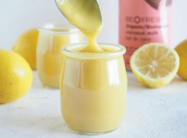 vegan coconut lemon curd