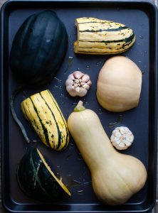 Roasted winter squash