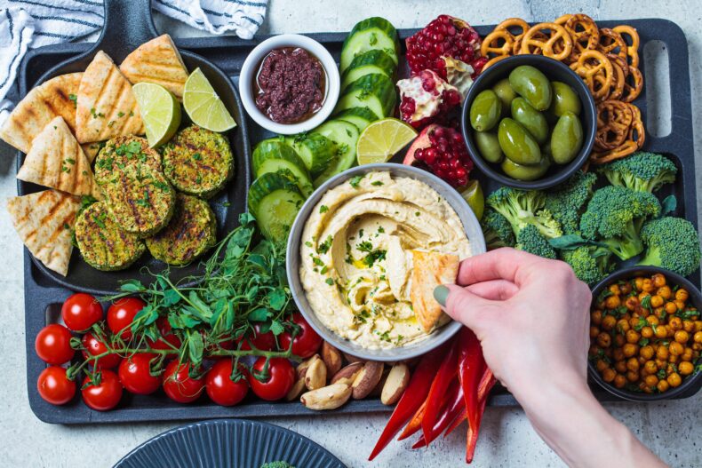 vegan charcuterie board