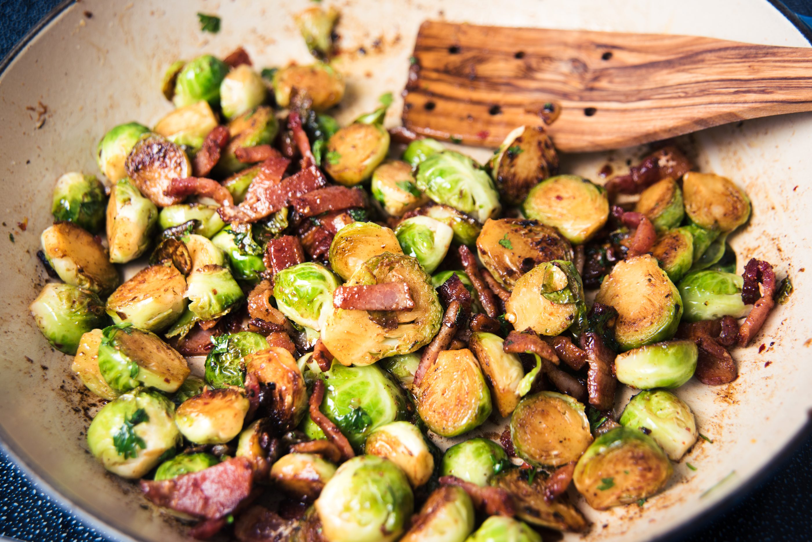 turkey leftover brussels sprout hash