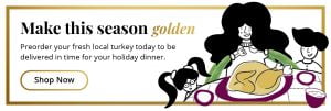 Pre order your holiday turkey