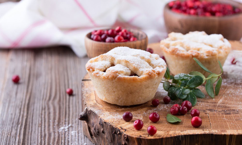 leftover cranberry turkey dinner tarts