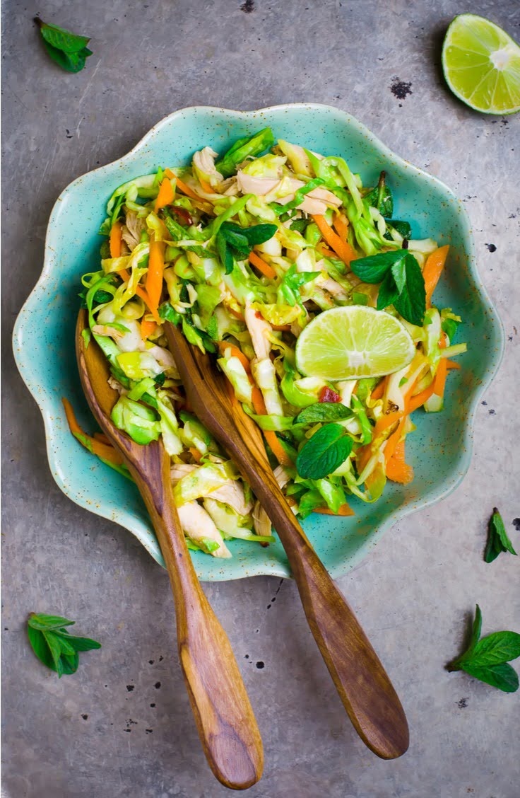 leftover turkey cabbage salad