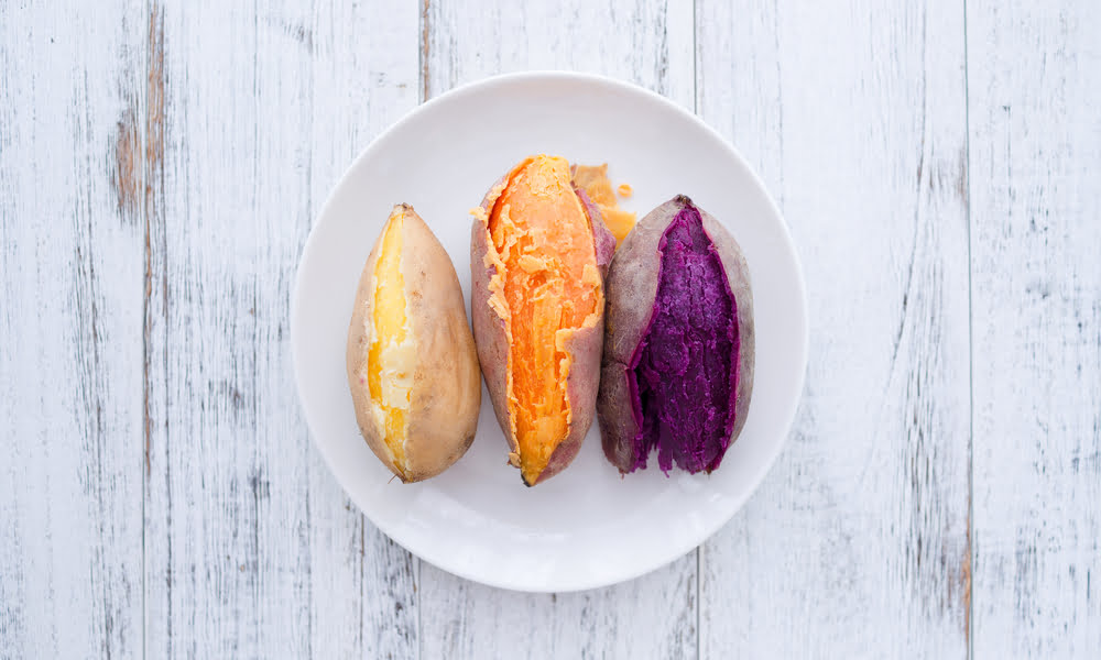 different types of sweet potatoes