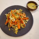 roasted carrots and green garlic pesto recipe
