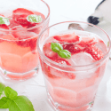 Strawberry Basil Gin Lemonade