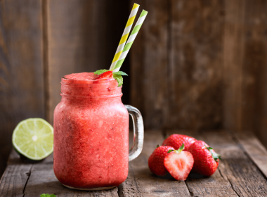 strawberry collagen slush