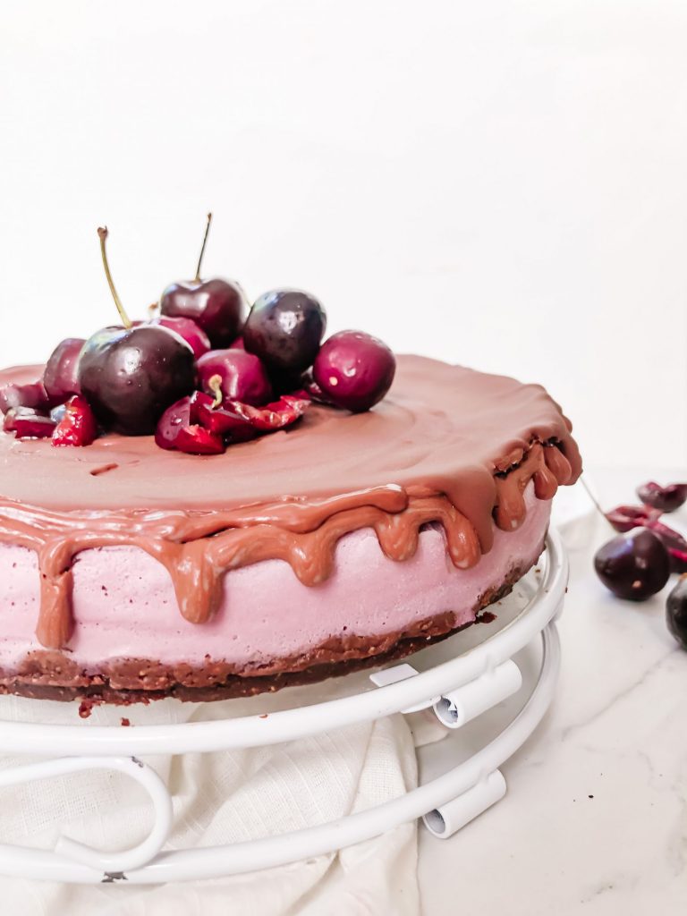 No Bake Cherry Vegan Cheesecake | SPUD.ca