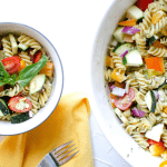 summertime pesto pasta salad