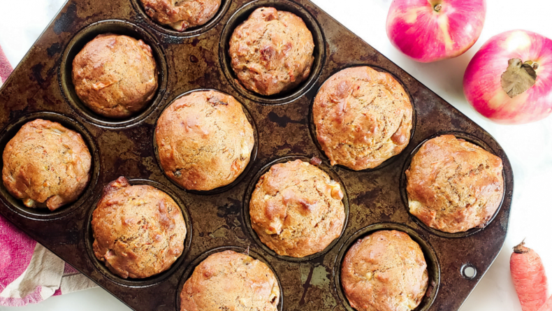 apple and carrot muffin blog